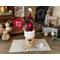 Whimsical Christmas elf decoartion that is made from a real dried gourd. Elf comes with a battery operated candle to light up the face.